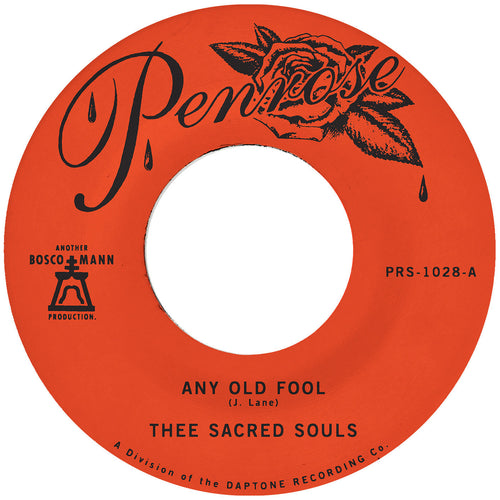 Thee Sacred Souls - Any Old Fool B/W Price I'Ll Pay Vinyl