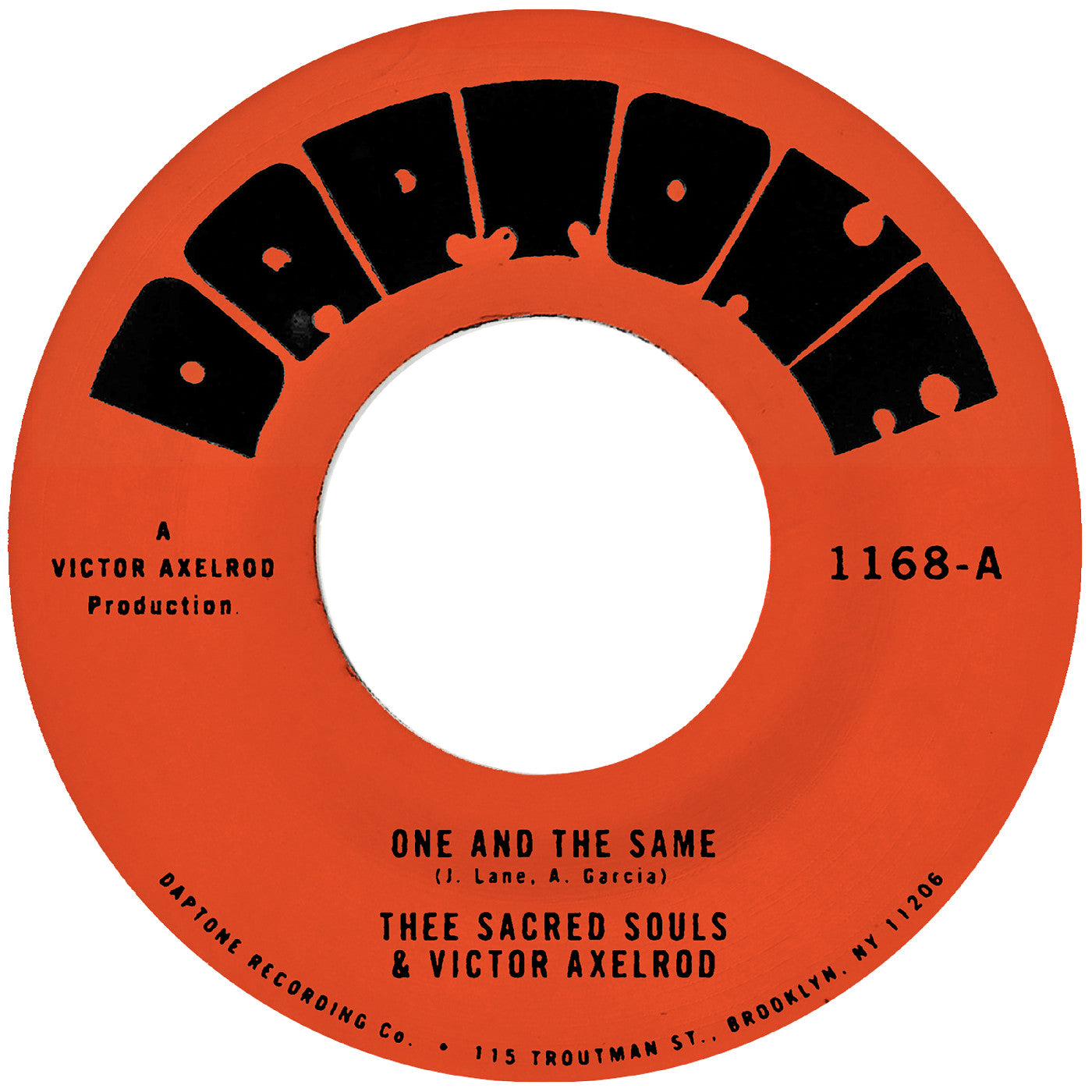 Thee Sacred Souls - One And The Same B/W Same Difference Vinyl