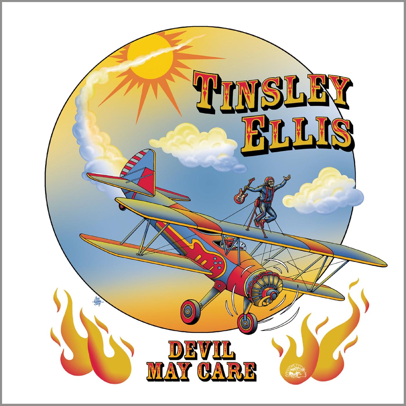Tinsley Ellis - Devil May Care (TRANSLUCENT RED VINYL) Vinyl LP 140g Red Translucent Vinyl