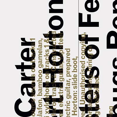 TOM CARTER & ROBERT HORTON DUO - Monsters Of Felt CD CD