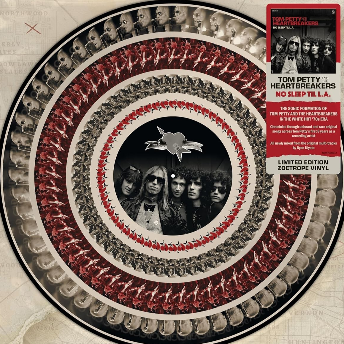 Tom Petty And The Heartbreakers - No Sleep Til L.A. (Limited Edition, Clear Vinyl, 180 Gram Vinyl, Zoetrope) Vinyl