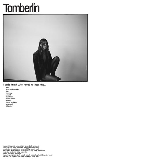 Tomberlin - i donâ€™t know who needs to hear this... Vinyl LP [w/ download card]