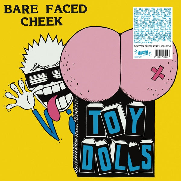 TOY DOLLS - Bare Faced Cheek (Blue Vinyl) Vinyl LP