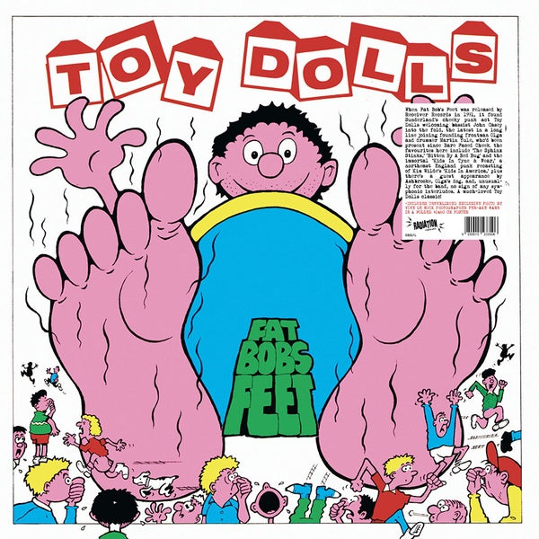 TOY DOLLS - Fat Bobs Feet (Blue Vinyl) Vinyl LP