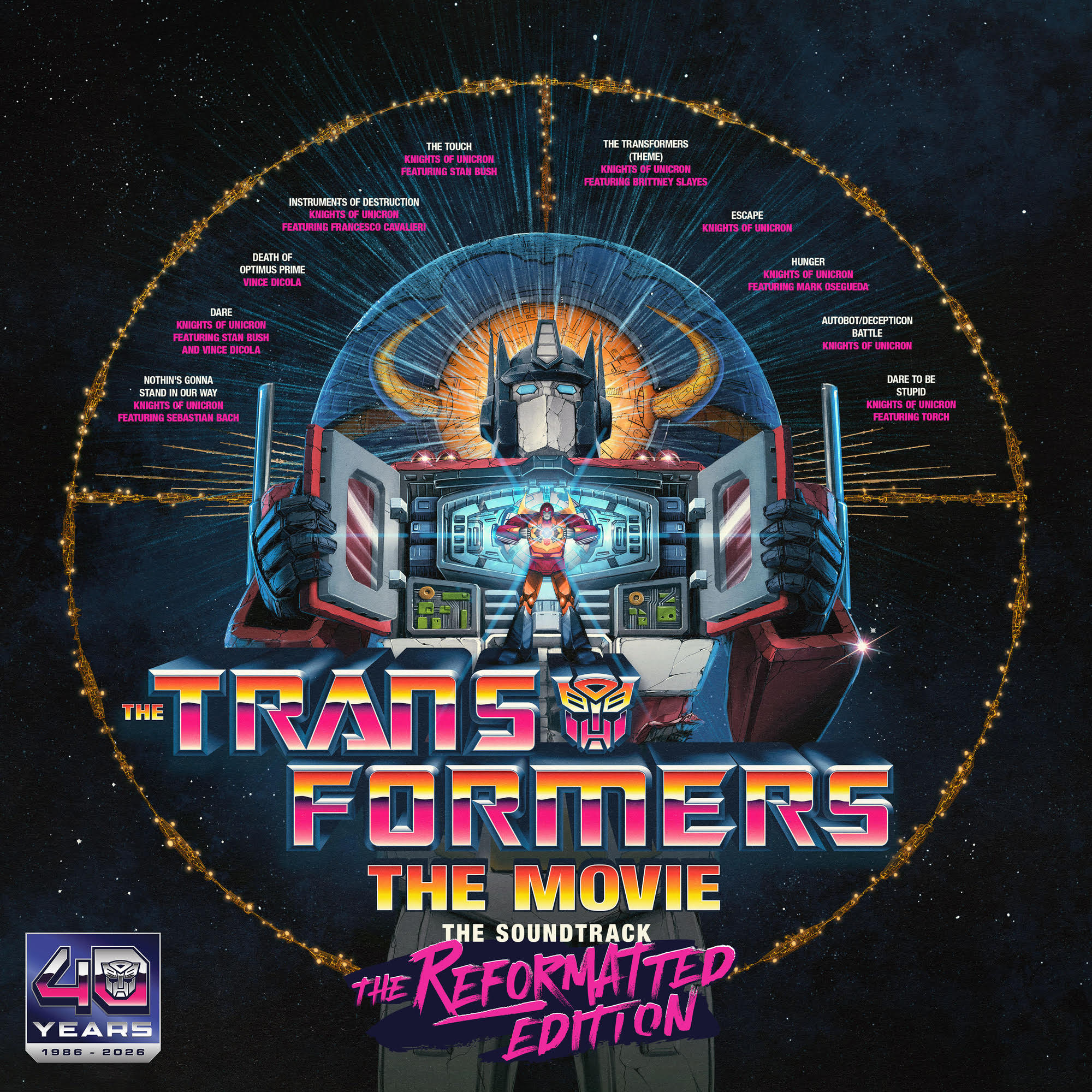 Transformers - The Movie, The Soundtrack, The Reformatted Edition ("Energon" Pink Colored Vinyl) Vinyl