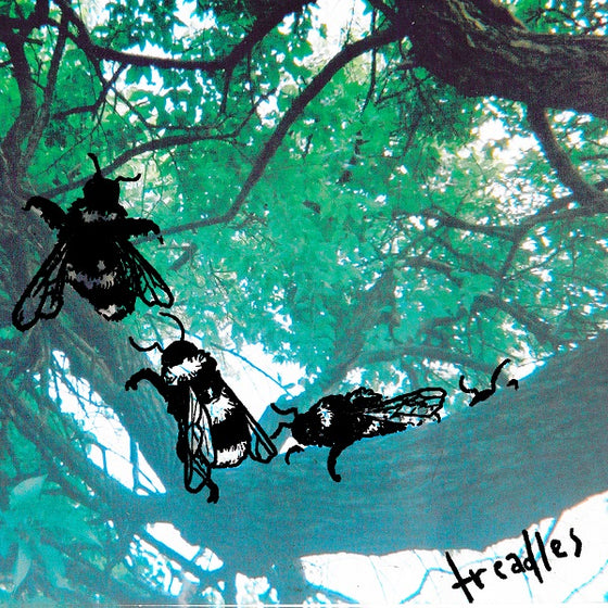 Treadles - Bees Are Thieves Too (CLEAR & YELLOW CASSETTE) Cassette Clear Norelco case w/ clear / yellow tint cassette + DL code