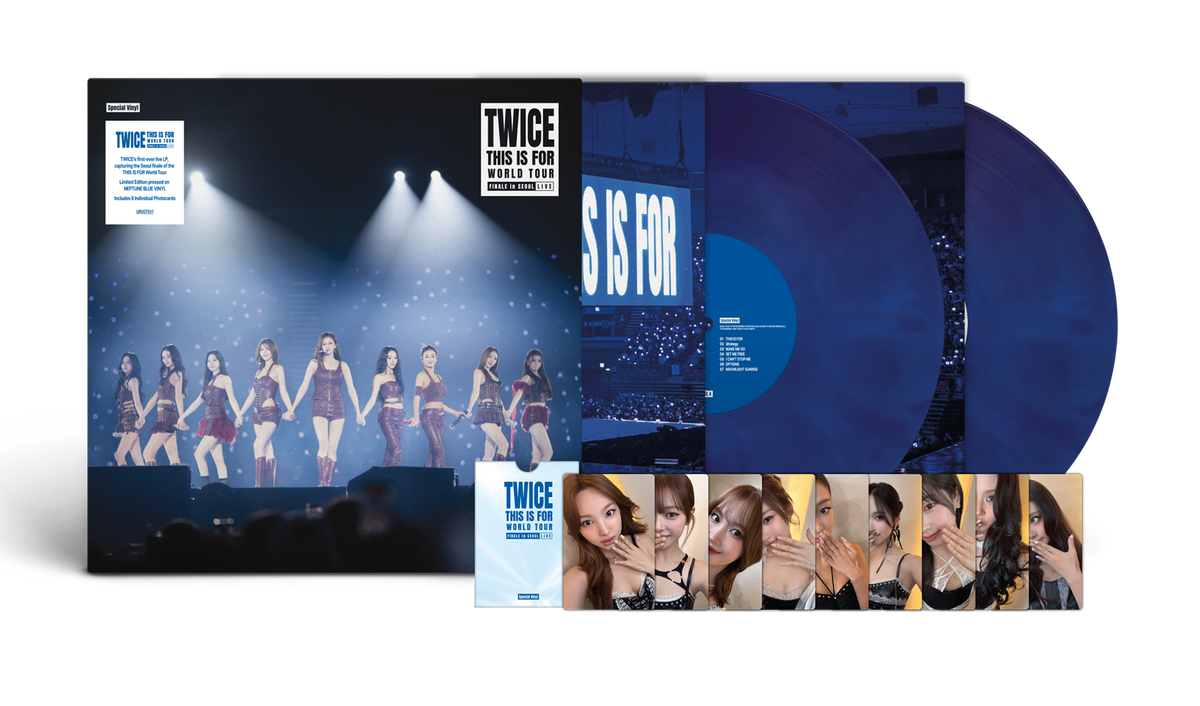 TWICE - Twice Special Vinyl (This Is For) World Tour Finale In Seoul - Live [Neptune Blue Vinyl] [2LP] Vinyl
