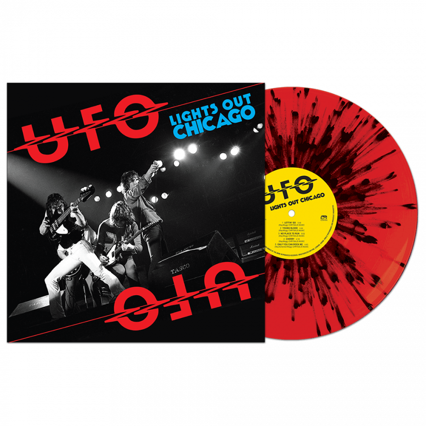 Ufo - Lights Out IN Chicago (Limited Edition,Colored Vinyl, Red & Black Splatter) Vinyl