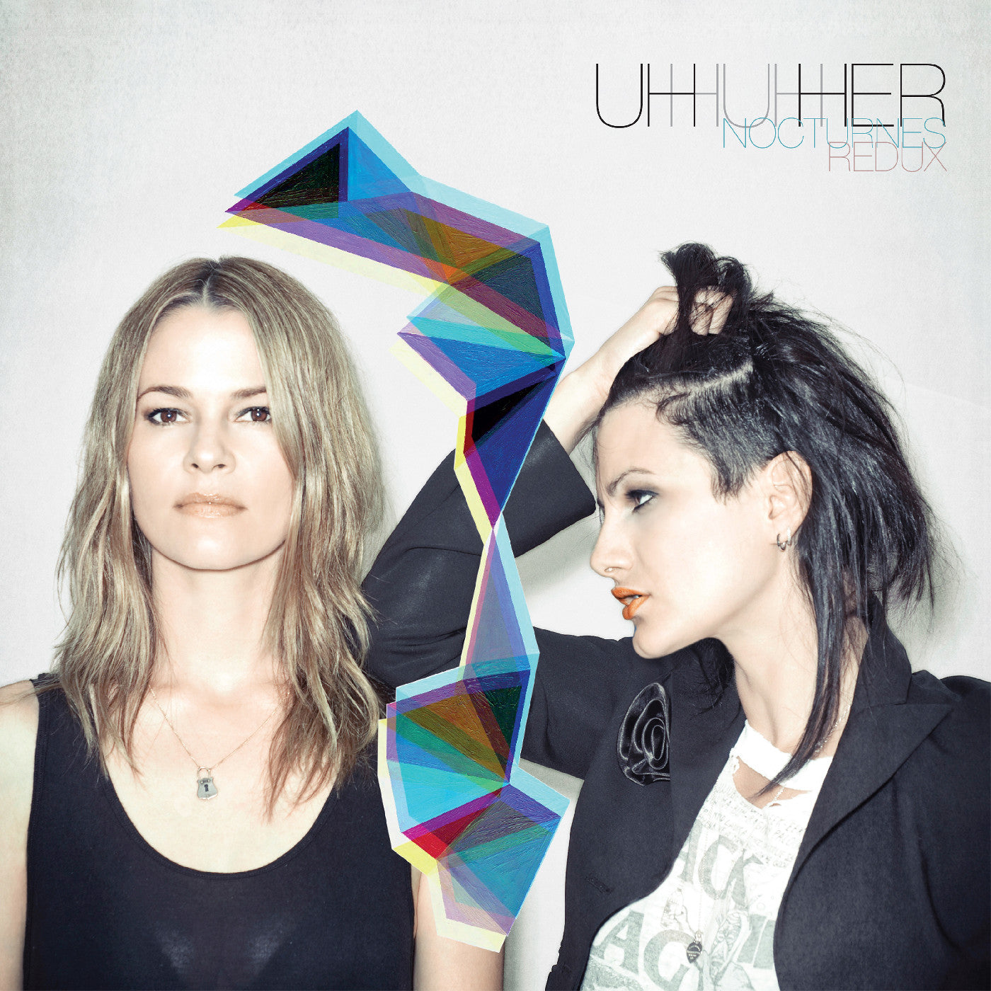 Uh Huh Her - Nocturnes: Redux (Goth Confetti Vinyl) Vinyl