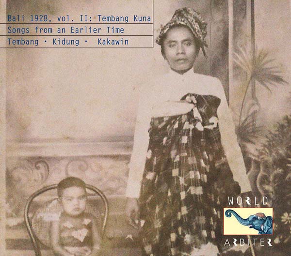 Va - Bali 1928, Vol. II Tembang Kuna: Songs from an Earlier Time CD CD