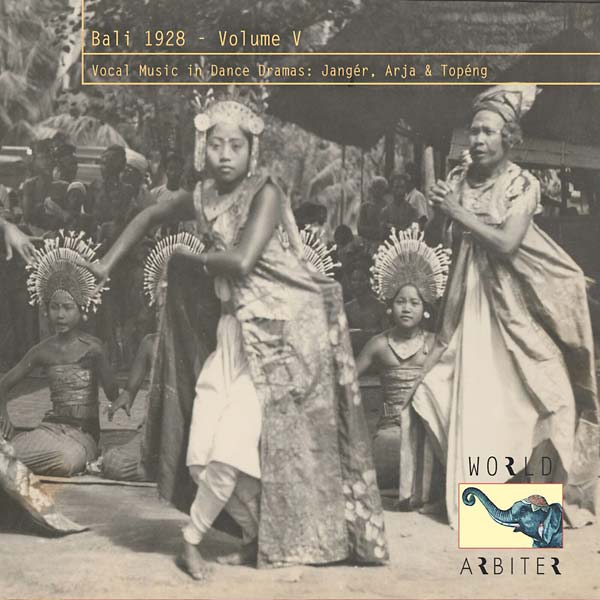 Va - Bali 1928, Vol. V: Vocal Music in Dance Dramas CD CD