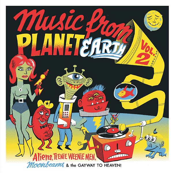 Va - Music from Planet Earth Volume 2: Aliens, Teenie Weenie Men, Moonbeams & the Gayway to Heaven Vinyl 10"