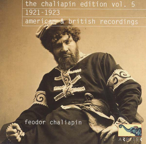 Va - The Chaliapin Edition, Vol. 5: 1921-1923 - American & British Recordings CD