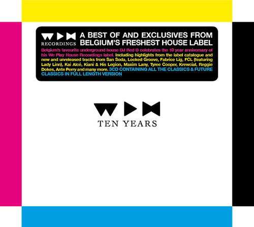 Va - We Play House Recordings 10 Years CD 3CD