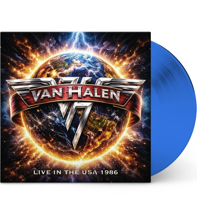 Van Halen - Live In The USA 1986. FM Radio Broadcast (Limited Edition, Blue Colored Vinyl) [Import] Vinyl