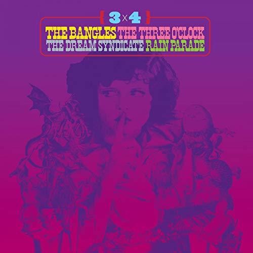 Various Artists - 3 X 4 (Limited Edition, Psychedelic Swirl Colored Vinyl) Vinyl 2xLP Color Vinyl (Psychedelic Swirl Colored Vinyl) A/B: Black & Opaque Magenta, C/D: Black & Opaque
