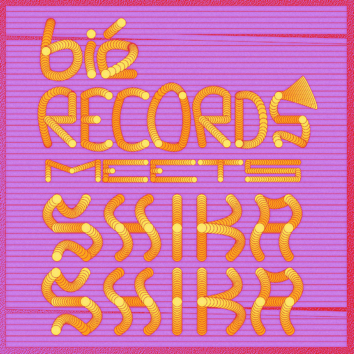 Various Artists - bi√© records meets Shika Shika (TRANSPARENT RED VINYL) Dance & Electronic LP 180g Transparent Red Vinyl w/ Printed Inner Sleeve