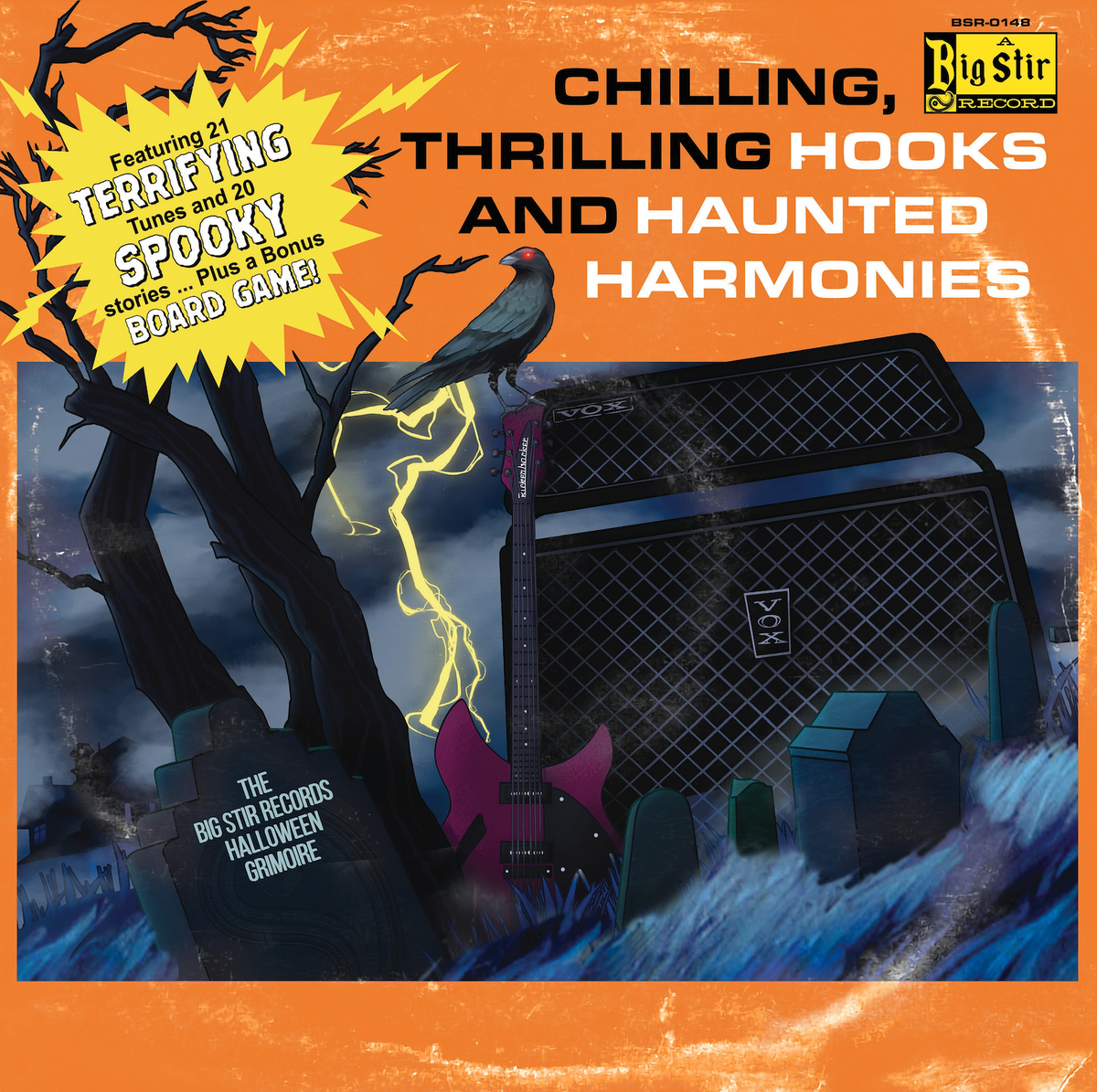 Various Artists - CHILLING, THRILLING HOOKS AND HAUNTED HARMONIES: THE BIG STIR RECORDS HALLOWEEN GRIMOIRE Vinyl