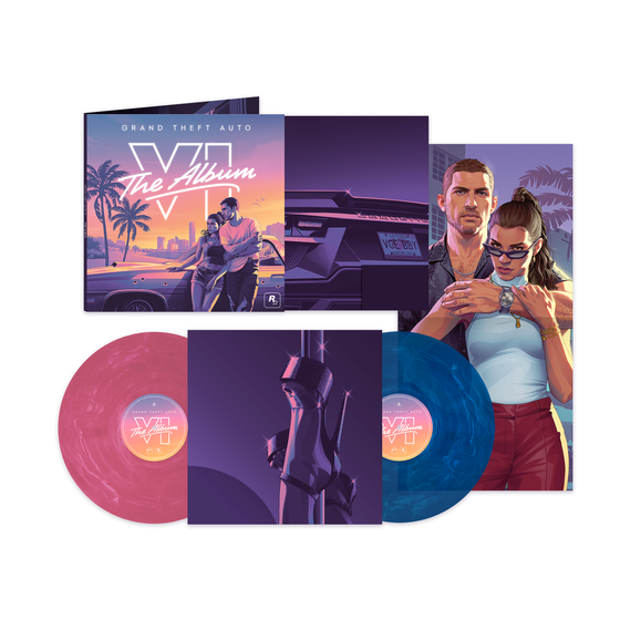 Various Artists - Grand Theft Auto Vi: The Album (Original Soundtrack) (Indie Exclusive) [Pink, Blue Marble] Vinyl