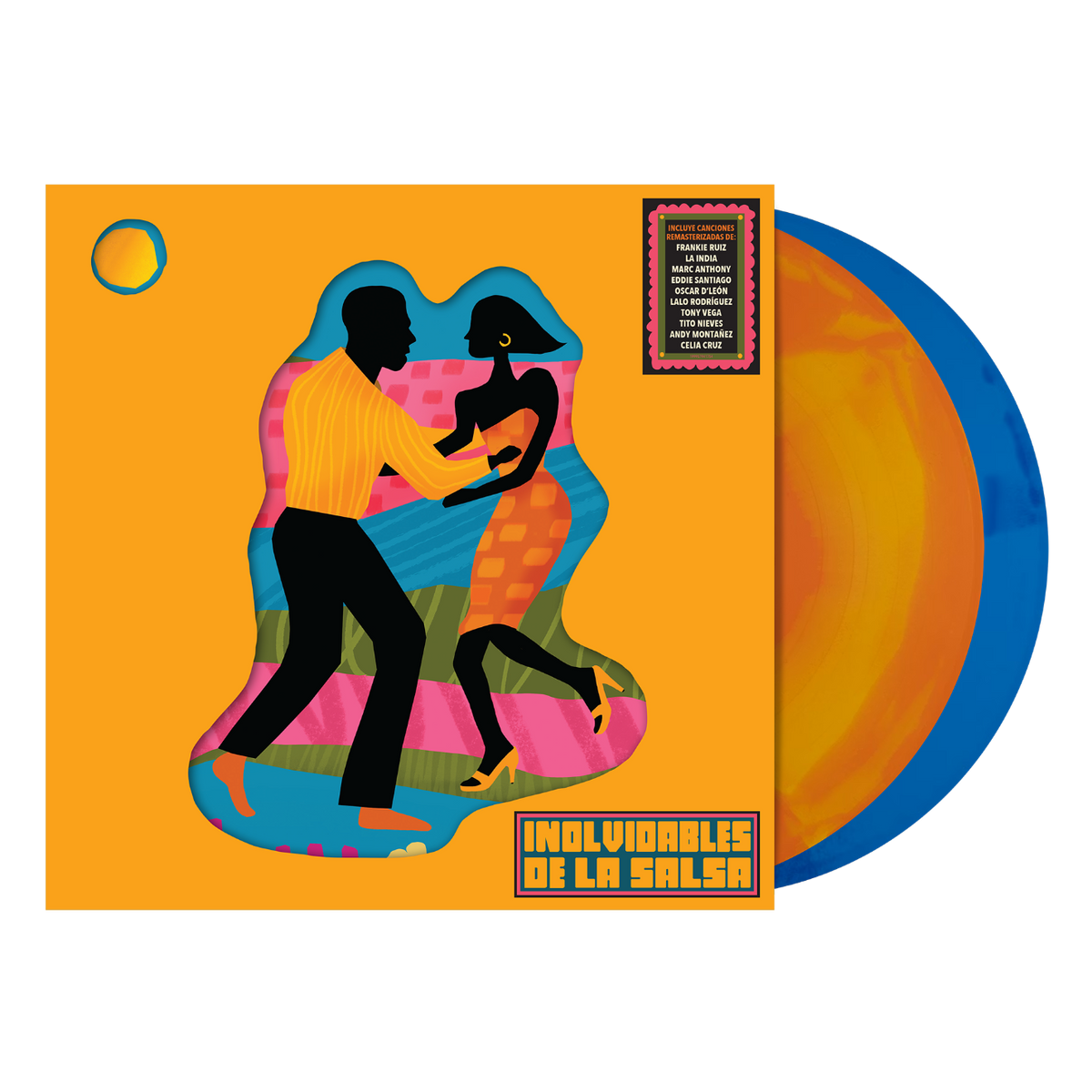 Various Artists - Inolvidables de la Salsa [Sunrise Yellow/Dusk Blue Vinyl] [2LP] Vinyl
