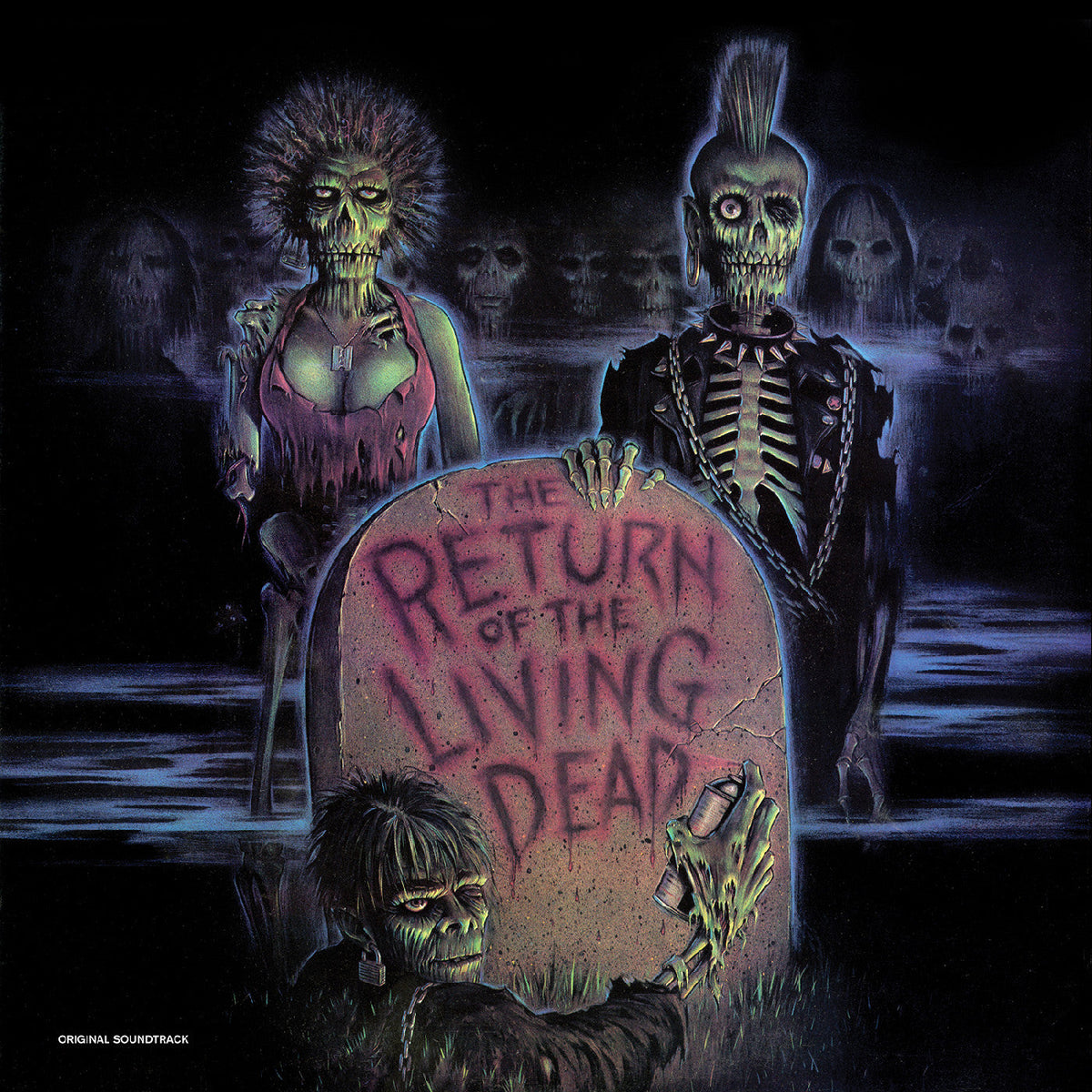 Various Artists - The Return Of The Living Dead--Original Soundtrack (Radioactive Green With Brown Tarman Splatter Vinyl) Vinyl