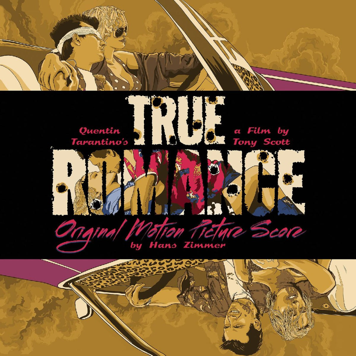 Various Artists - True Romance: Original Motion Picture Score (Indie Exclusive, "Cleaning Products Splatter" Colored Vinyl) (2 Lp's) Vinyl LP + 7” Black