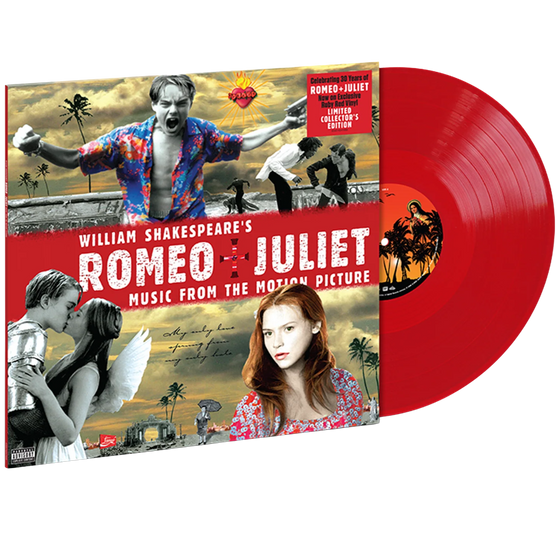 Various Artists - William Shakespeare's Romeo + Juliet (Music From the Motion Picture) [Explicit Content] (Limited Edition, Ruby Red Colored Vinyl, Collector's Edition) Vinyl