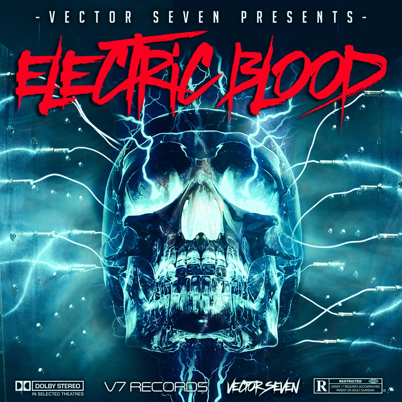 Vector Seven - Electric Blood (RED VINYL) Vinyl LP Red vinyl