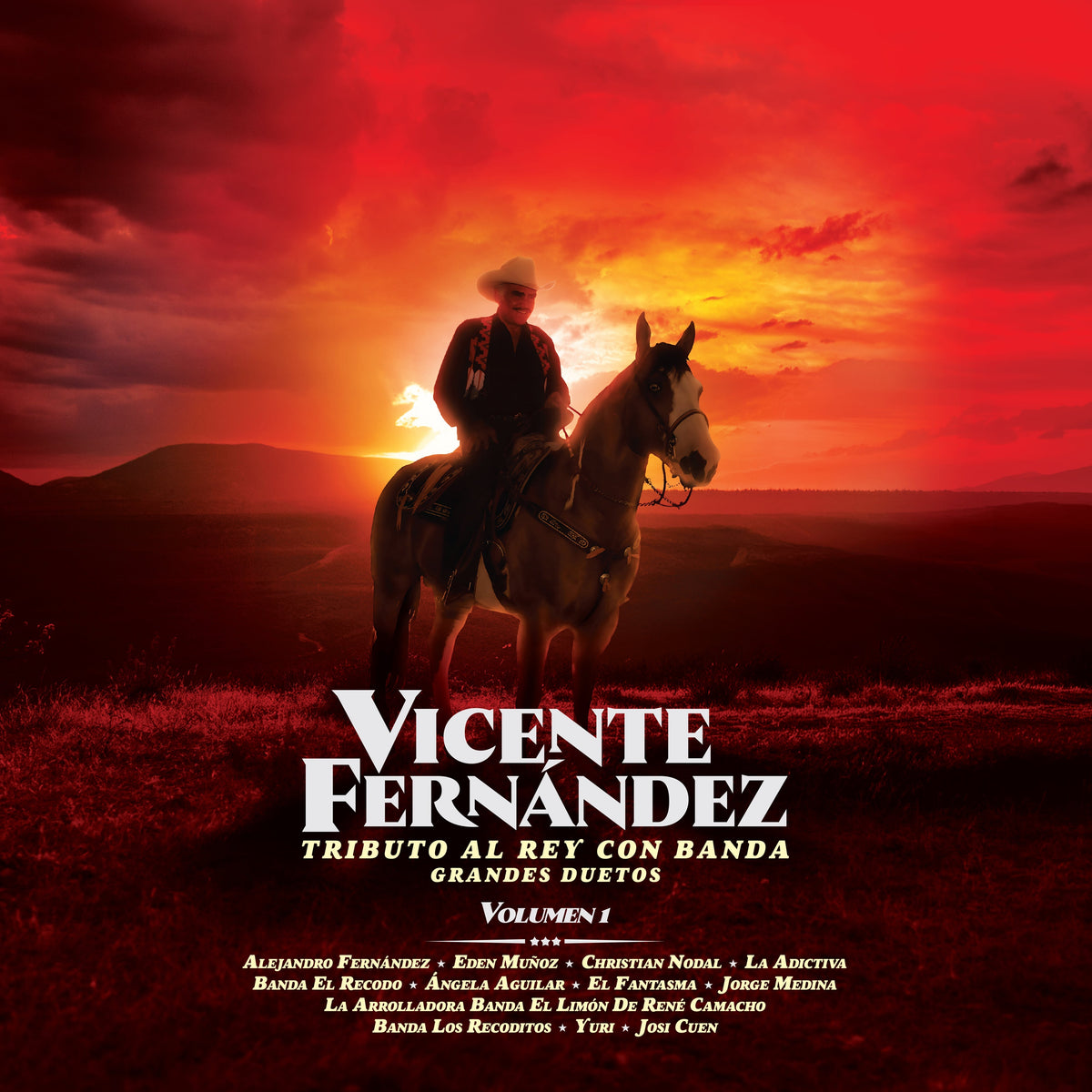 Vicente Fernandez - Tributo Al Rey Con Banda (Grandes Duetos Vol. 1) Vinyl
