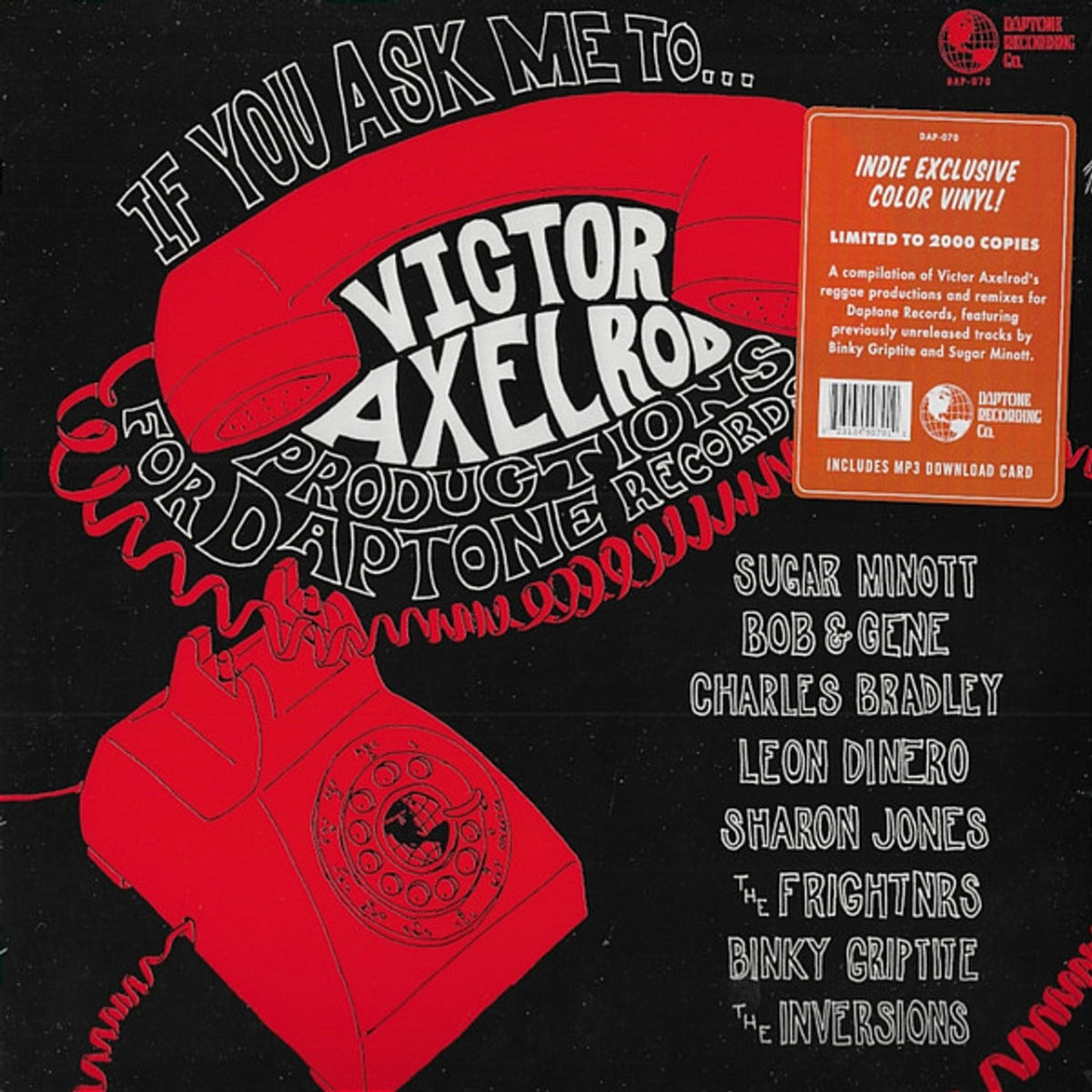 Victor Axelrod - If You Ask Me To.. (Indie Exclusive, Clear Vinyl, Red, Black, Digital Download Card) Vinyl