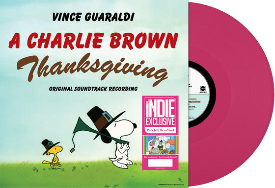 Vince Guaraldi - A Charlie Brown Thanksgiving (Indie Exclusive) [Pink Jelly Bean Vinyl] Vinyl