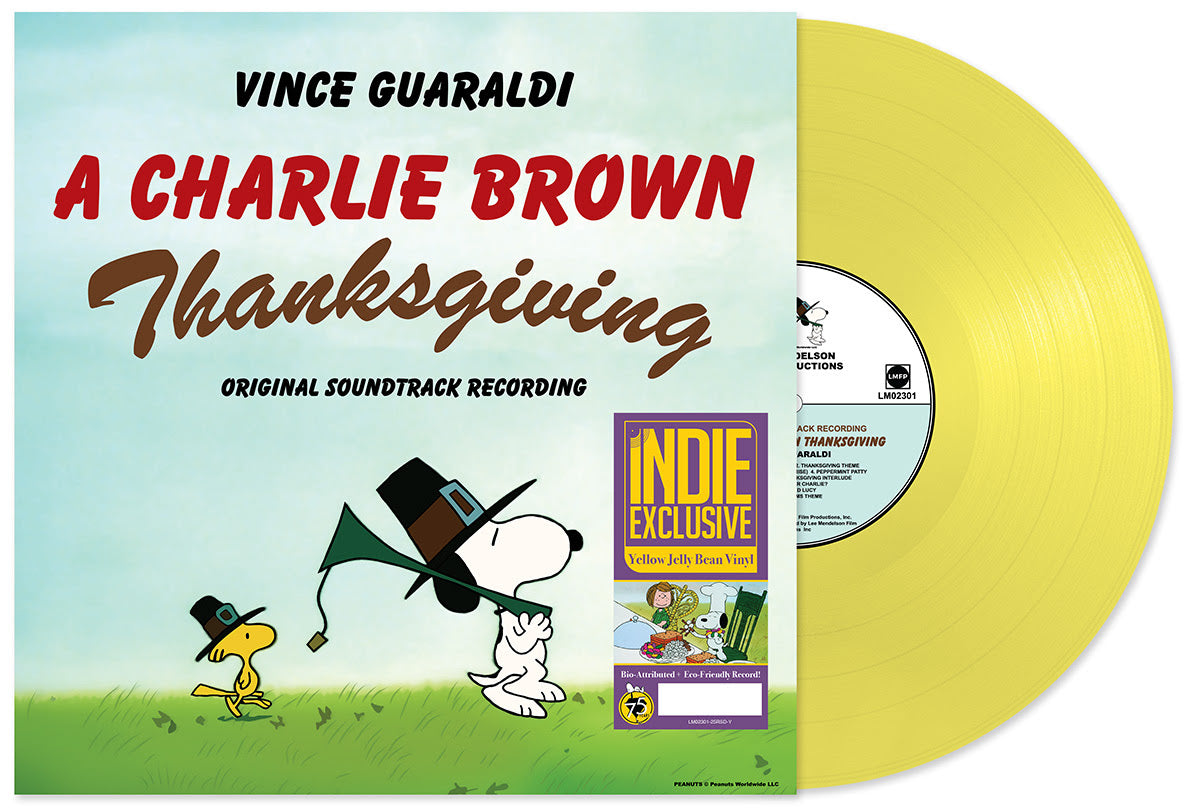 Vince Guaraldi - A Charlie Brown Thanksgiving (Indie Exclusive) (Yellow Jelly Bean Vinyl) Vinyl