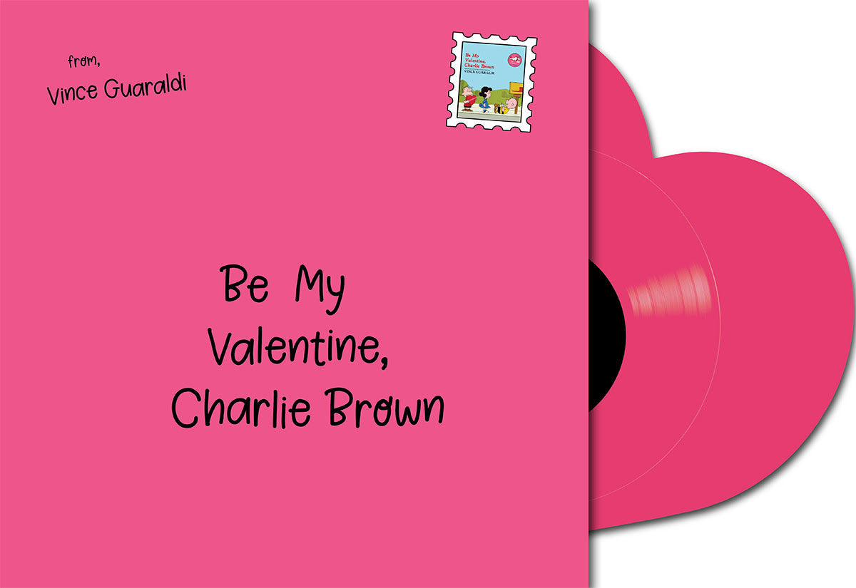 Vince Guaraldi - Be My Valentine, Charlie Brown (Indie Exclusive) [Pink Heart Shaped Vinyl] Vinyl