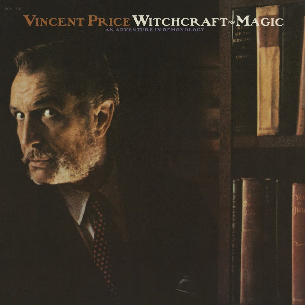 Vincent Price - Witchcraft-Magic—An Adventure in Demonology (2LP) (Clear/Orange Pumpkin Swirl Vinyl) Vinyl 2LP, Clear w/ Orange Pumpkin Swirl Vinyl, Gatefold Jacket. Includes 8-Page Full-Size Booklet