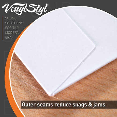 Vinyl Styl - Vinyl Styl® 12 Inch Archival Inner Record Sleeves - HDPE-Lined - 50 Count (White) Inner Record Sleeves