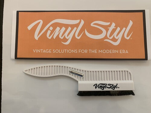 Vinyl Styl - Vinyl Styl® Premium Conductive Anti-Static Record Cleaning Brush (White) Cleaning Brush