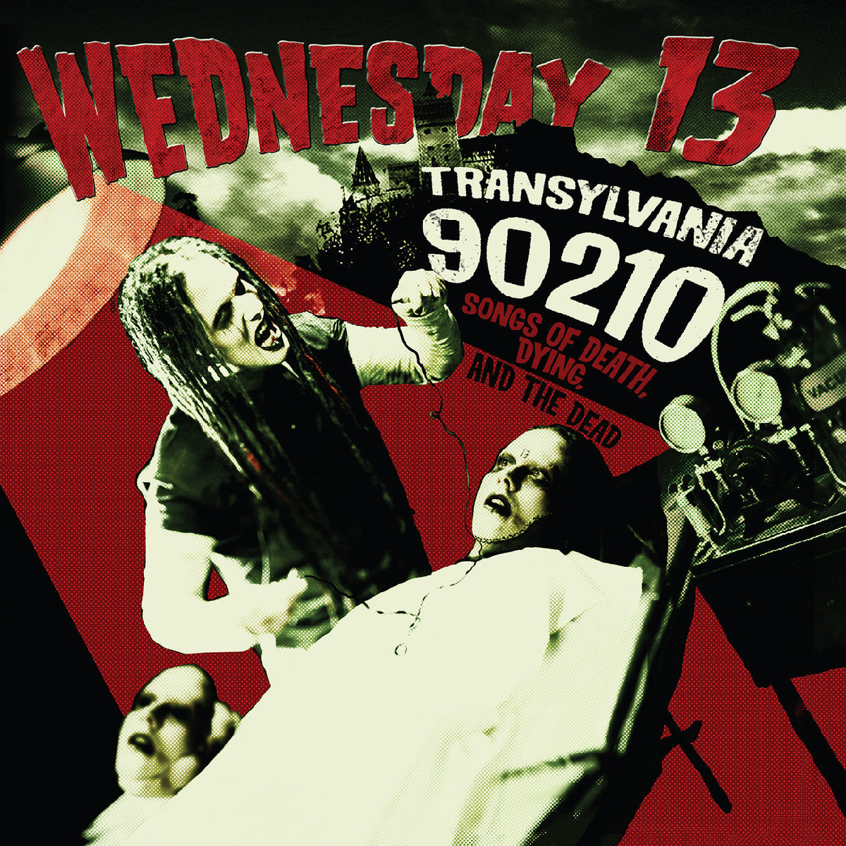 Wednesday 13 - Transylvania 90210—Songs Of Death, Dying, And The Dead - Remastered (Neon Green Vinyl) Vinyl