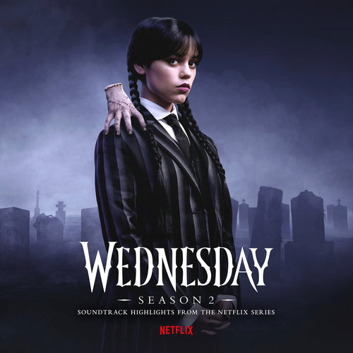 Wednesday Addams Nevermore Academy Orchestra - Wednesday: Season 2 (Original Soundtrack From The Netflix Series) (Purple & Black Blended Transparent Vinyl) [2LP] Vinyl