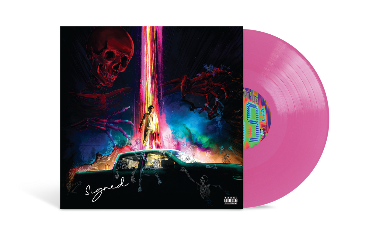Wyatt Flores - Scared Of Heights [Neon Pink LP] [Signed] Vinyl