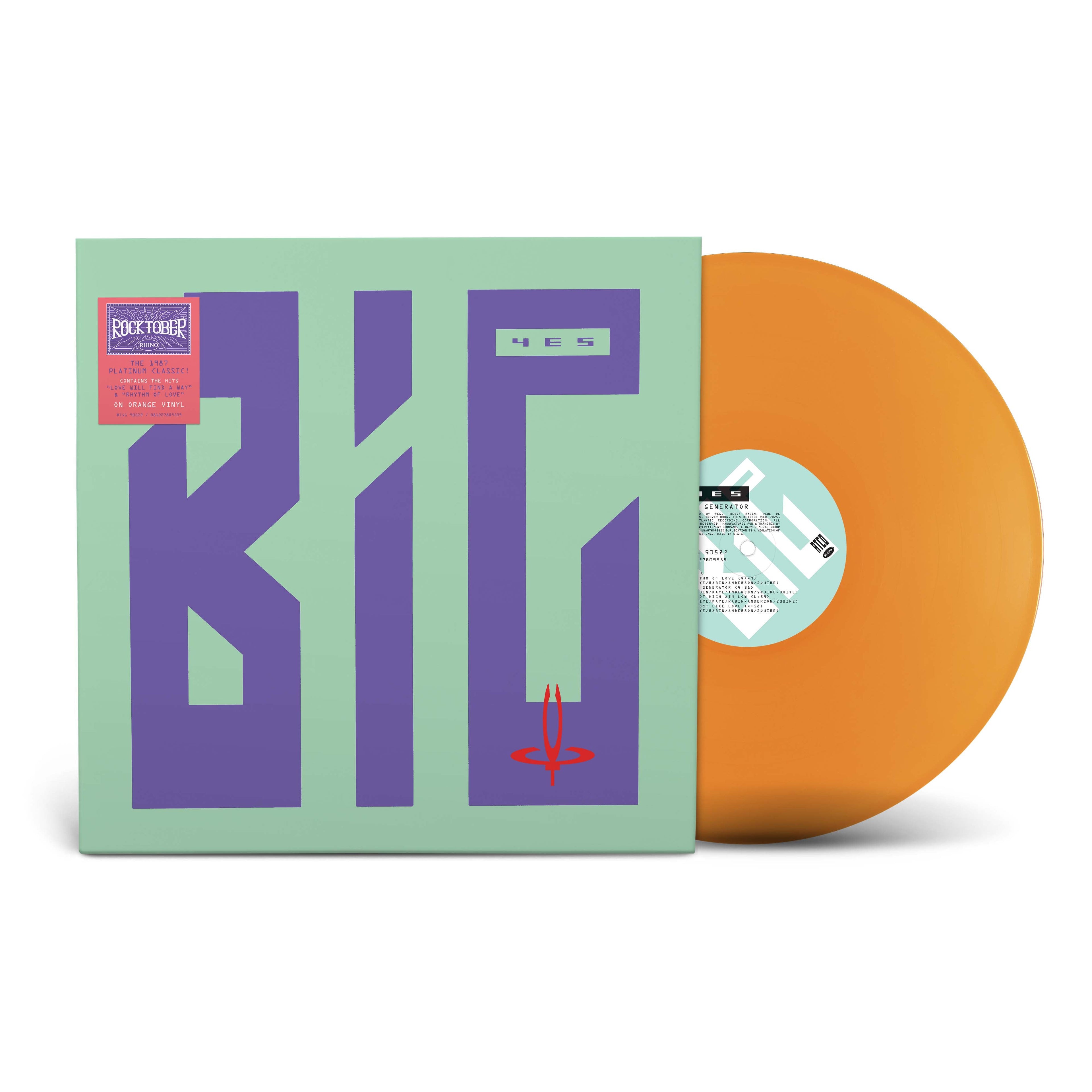 Yes - Big Generator (RKTBR25)(1LP Orange Vinyl) Vinyl
