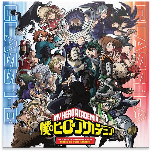 Yuki Hayashi - My Hero Academia: Season 5 (Original Series Soundtrack) (Colored Vinyl, Blue, Red, 150 Gram Vinyl) (2 Lp's) Vinyl 2LP Multicolor