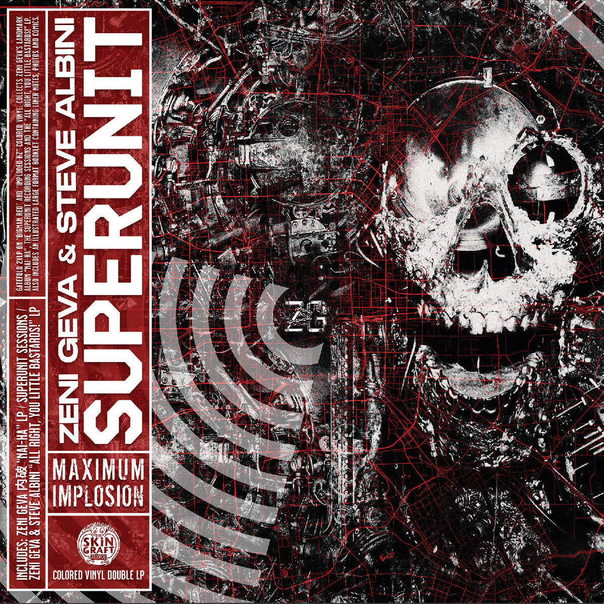 ZENI GEVA & STEVE ALBINI - Superunit: Maximum Implosion (Red & Random Vinyl) Vinyl