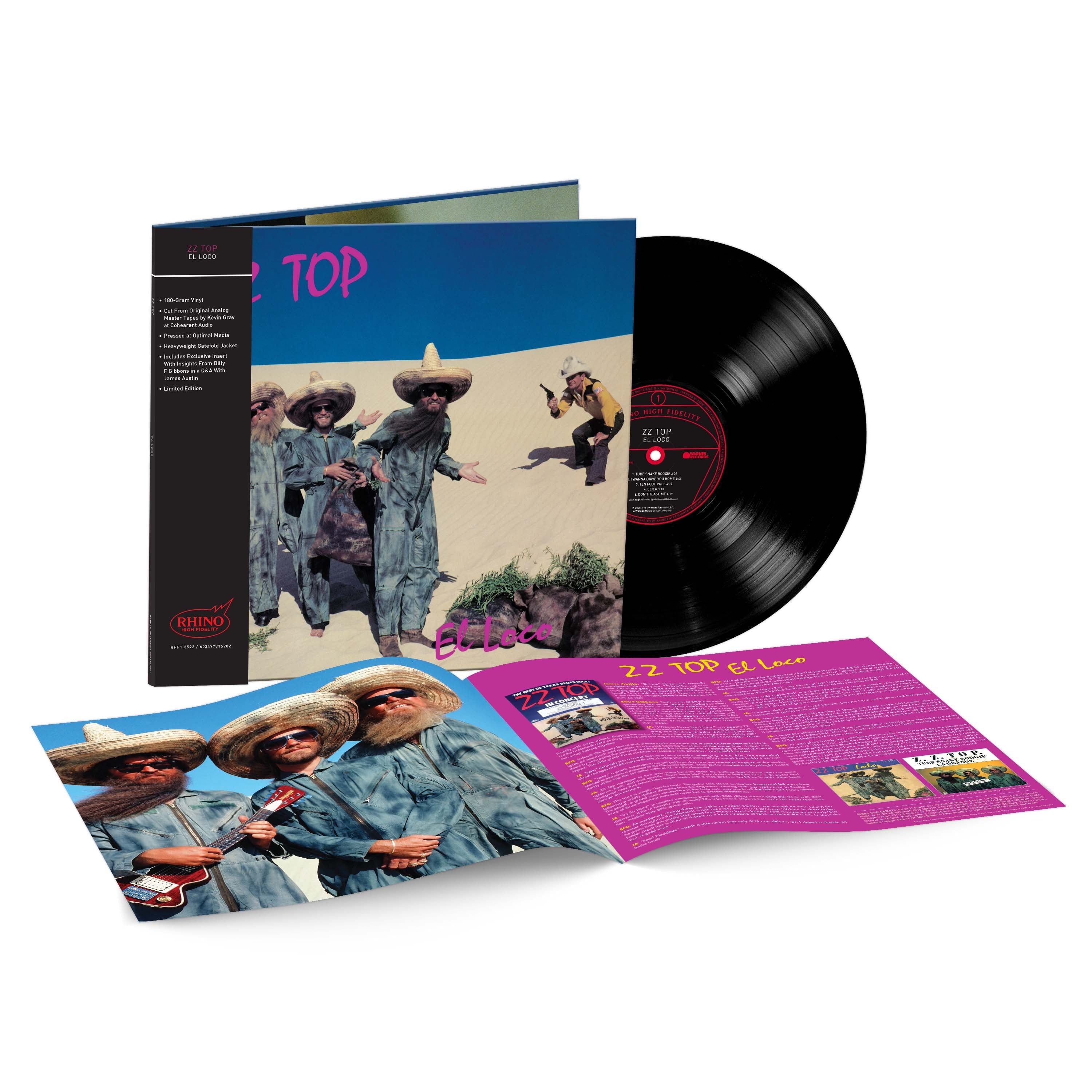 ZZ Top - El Loco (Rhino Hi-Fi)(RKTBR25) Vinyl